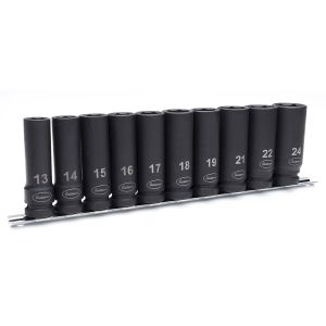 Eastwood 1/2" Metric Deep 10 Piece Impact Socket Set