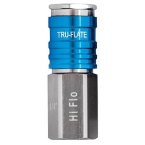 Tru-Flate HI FLO Air Coupler, 1/4" FNPT