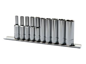 Eastwood 1/4" Drive Deep SAE 10 Piece Socket Set 