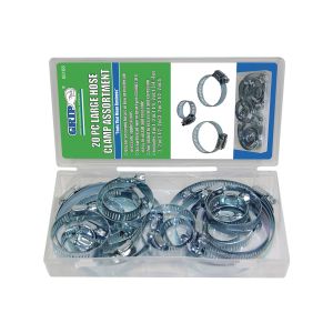 GRIP 20 Piece Hose Clamp Assortment