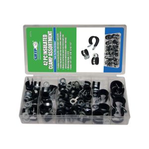 GRIP 42 Piece Rubber Insulated Clamp Assortment