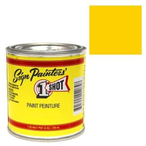 1 Shot Paint Chrome Yellow 1/2 Pt