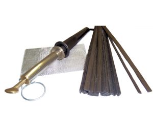 10 Brass Tip Replacements for 80 Watt Iron Plastic Welding Kits 