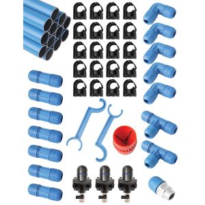 Rapid Air 3/4" FASTPIPE Master Kit 90 FT, 3 OUTLETS  F28070