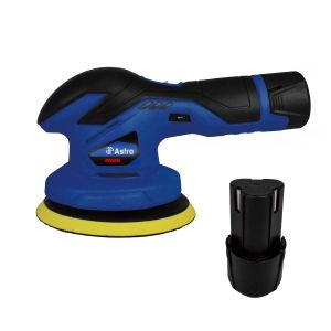Astro 12V Cordless Variable Speed Palm Polisher with 2 Batteries 3026