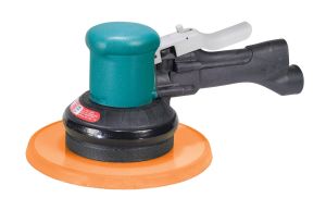 Dynabrade 8 In. Two Hand Gear Driven Sander, Non Vacuum 58445