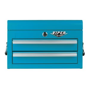 Viper Storage Viper Tool Storage 18-Inch 2-Drawer 18G Steel Mini Tool Chest, Teal V218MCTL