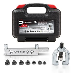 Powerbuilt 9PC DOUBLE FLARING TOOL SET KIT23 648610