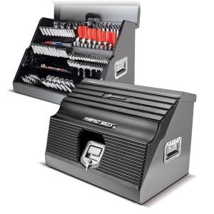 Powerbuilt 26" Rapid Box with Front Cover Gray 240111