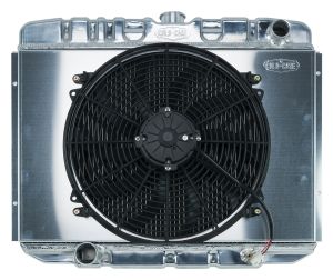 Cold Case 67-70 Mustang 24" BB MT  16" FOM588K Radiator and Fan Kit