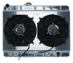 Cold Case 66-67 GTO w/ AC AT Dual 12" GPG38AK Radiator Fan Kit