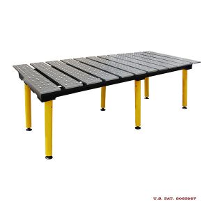 BuildPRO Welding Tables Slotted Table  8 ft x 4 ft TMQRC59446
