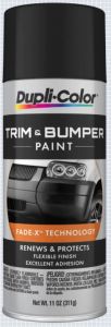 Dupli-Color Trim & Bumper Paint Black Aerosol 11 OZ TB101