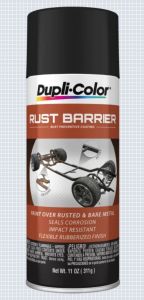 Dupli-Color Rust Barrier Rust Preventative Coating Aerosols Flat Black  Aerosol Aerosol 12 OZ RBA100