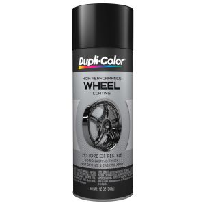 Dupli-Color Wheel Paint High Performance Gloss Black Aerosol 11 OZ HWP108