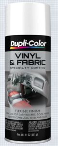 Dupli-Color Vinyl & Fabric Spray High Performance Gloss White Aerosol 11 OZ HVP105