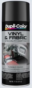 Dupli-Color Vinyl & Fabric Spray High Performance Gloss Black Aerosol 11 OZ HVP104
