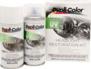 Dupli-Color Headlight Restoration Kit Aerosol Kit HLR100