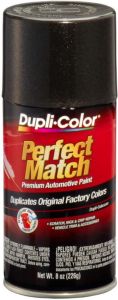 Dupli-Color Perfect Match Premium Automotive Paint Universal Black Metallic Aerosol 8 OZ BUN0090