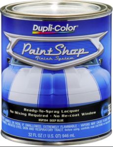 Dupli-Color Paint Shop Finish System Base Coat Deep Blue (Metallic) Quart 32 OZ BSP204