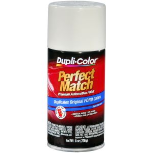 Dupli-Color Perfect Match Premium Automotive Paint Ford  Pure White (C, 9E, YG) Aerosol 8 OZ BFM0384