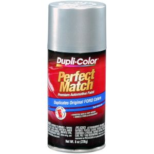 Dupli-Color Perfect Match Premium Automotive Paint Ford  Silver (M) (1E) Aerosol 8 OZ BFM0226