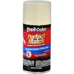 Dupli-Color Perfect Match Premium Automotive Paint Ford  Wimbledon White (M,9A) Aerosol 8 OZ BFM0041
