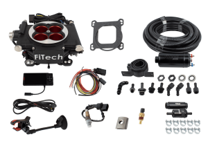 FiTech Go EFI 4 600 HP Power Adder Matte Black EFI System Master Kit  31004