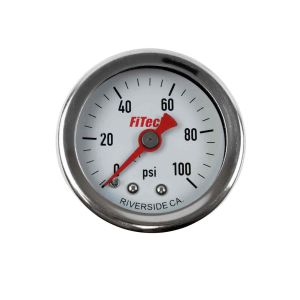 FiTech Go Fuel Pressure Gauge Liquid Filled 80117