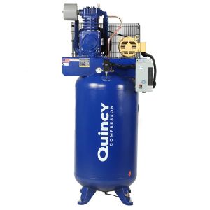 Quincy 5 HP 80 Gallon Two Stage Air Compressor 253DS80VCB23