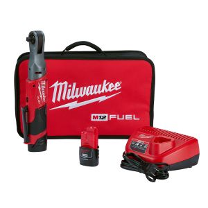 Milwaukee M12 FUEL 3/8 in. Ratchet 2 Battery Kit 2557-22