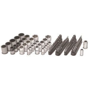 Powerbuilt 81 Piece Solutions Socket and Bit Set for Specialty and Damaged Fasteners 642568