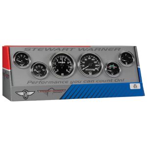 Stewart Warner Street Rod Gauge Kit 82218