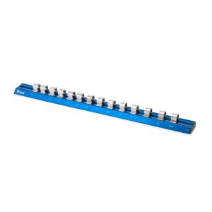 Titan Tools 1/2 in. Drive Metric Magnetic Aluminum Socket Rail 32098