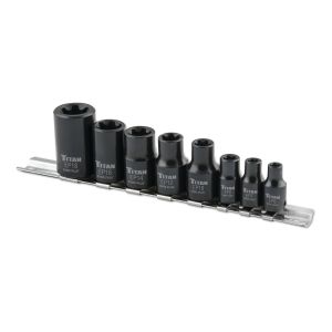 Titan Tools 8 pc. External TORX Plus® Socket Set 17418