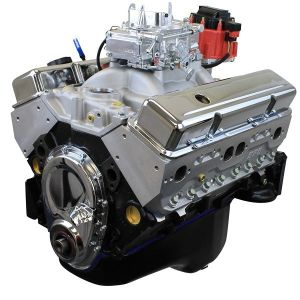 BluePrint Engines GM 355 ci. 390 HP Dressed Carbureted Long Block Crate Engine BP35513CTC1
