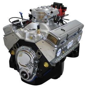 BluePrint Engines GM 383 ci. 436 HP Dressed Stroker Long Block Fuel Injection BP38313CTF1
