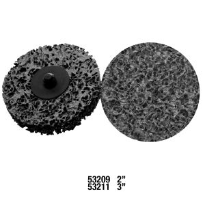 Gemtex Abrasives Strip Away Disc 2 in. Black 53209