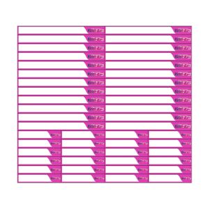 The Original Pink Box Magnetic Toolbox Labels Blank Pink PBMLPBLN