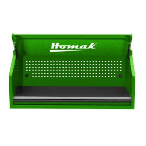 Homak 54” 1 Drawer RS Pro Hutch With Power Strip - Green LG02054010