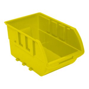 Homak Single Large Plastic Individual Bin-Yellow No Logo HA01001595
