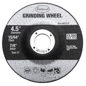 Eastwood 15/64 Inch Depressed Center Grinding Wheel - 5 Pack