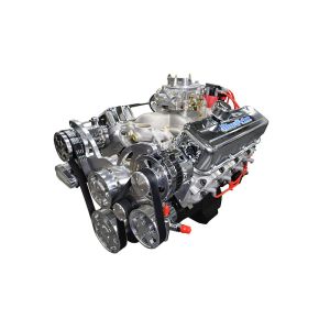 BluePrint Engines GM 496 ci. 600 HP Stroker Dressed Carbureted Long Block Crate Engine BP4967CTCK