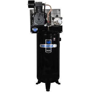 Industrial Air 60 Gallon Air Compressor Vertical 5 Hp Single Phase 2 Stage With Century Motor IV5076