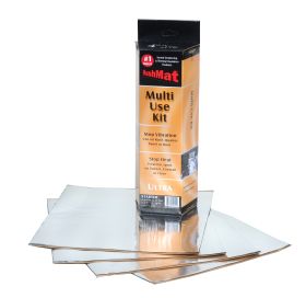HushMat Multi Use Kit - Silver Foil with Self-Adhesive Butyl-4 Sheets  10151