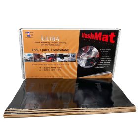 HushMat Floor/Firewall Kit - Stealth Black Foil with Self-Adhesive Butyl 10400