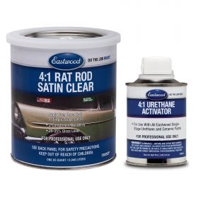 Eastwood 4:1 Rat Rod Satin Clear and Activator Quart Kit
