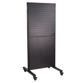 Flextur Pegboard Tool Board Mobile Work Station with 3in locking casters. 4 panels