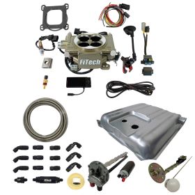 Fitech 1955-1956 Chevy Bel Air Easy Street 600 HP Gold EFI System With Pump In-tank & Fuel Lines Total Package
