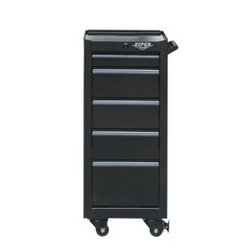 Viper Tool Storage 16-Inch 5-Drawer Rolling Tool / Salon Cart, Black